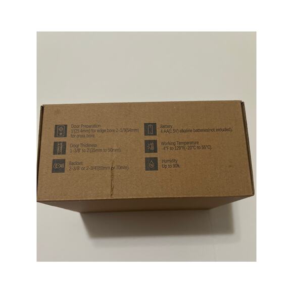 Veise RZ-A Keypad Digital Deadbolt Keyless Entry Door Lock in Satin Nickel New - Picture 7 of 9